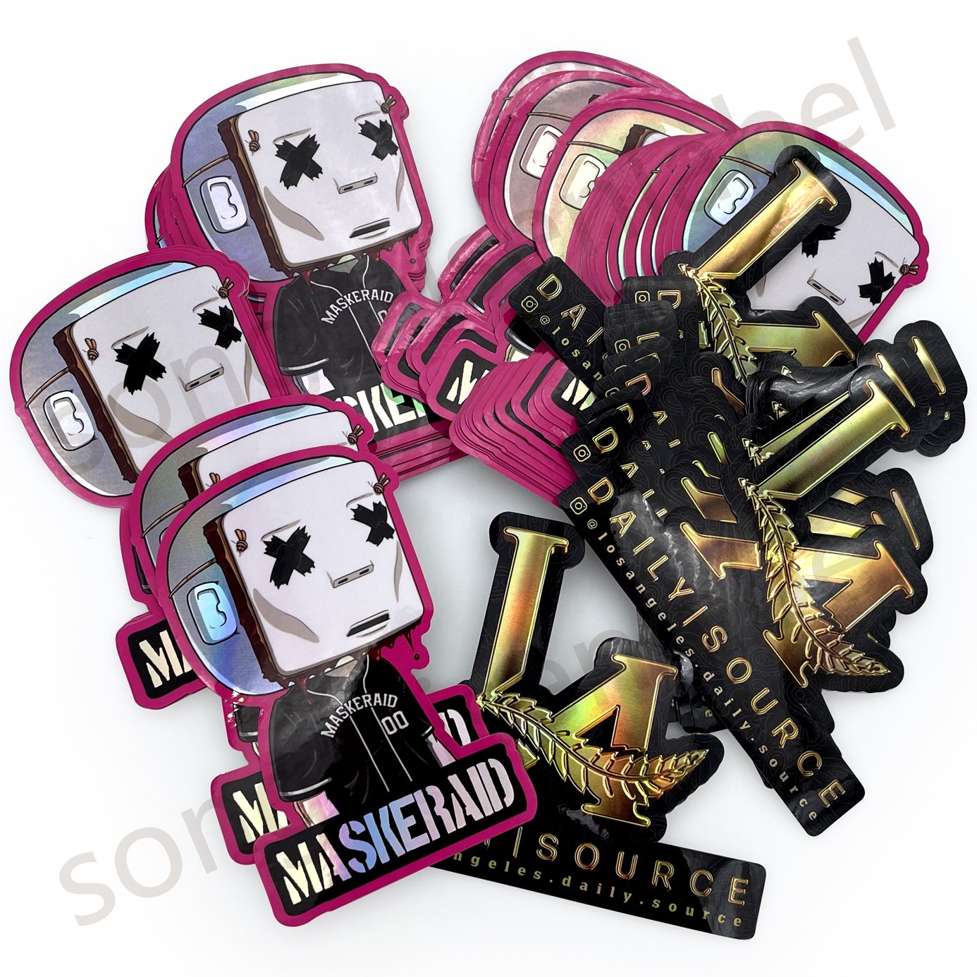 Customized Printing Waterproof Die Cut Stickers Weatherproof Glossy Vinyl PVC Stickers