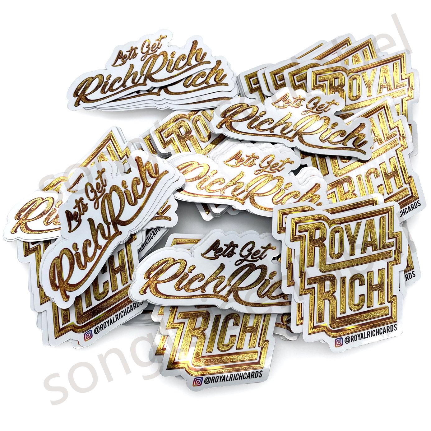 Customized Printing Waterproof Die Cut Stickers Weatherproof Glossy Vinyl PVC Stickers