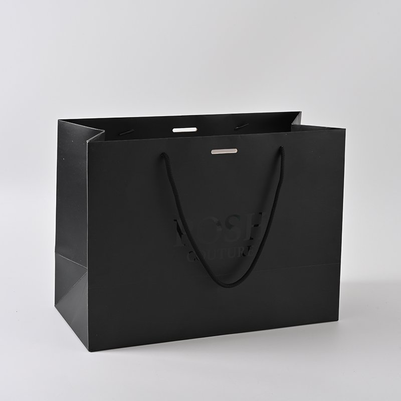 Custom Logo Printed Grocery Packaging Craft Brown Kraft Paper Shopping Bag with Handle