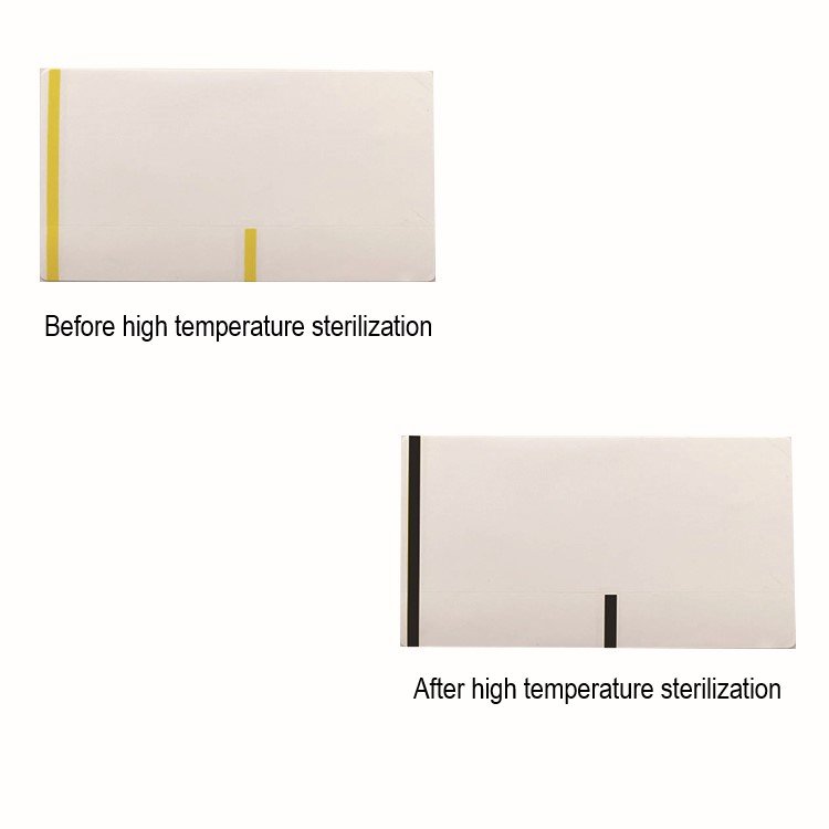 130 degree steam sterilizer indicator sticker custom irreversible steam autoclave indicator labels