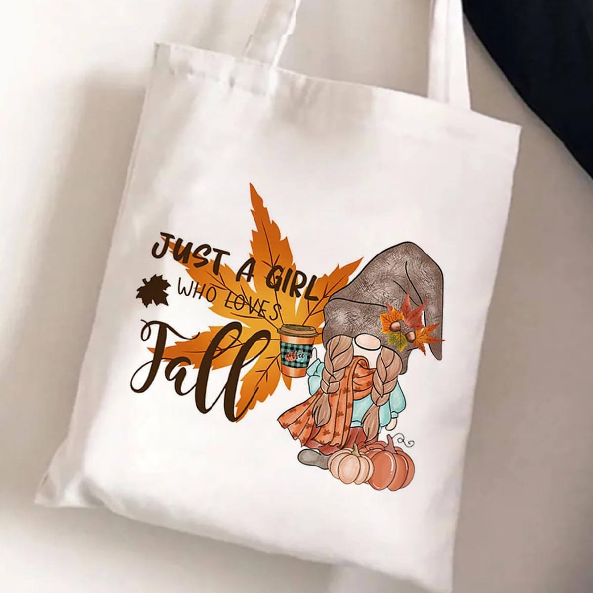Fall Iron On Transfers Decals for Thanksgiving Day Autumn Gnome Maple Leaf Design Heat Transfer Stickers for T-Shirt Clothing