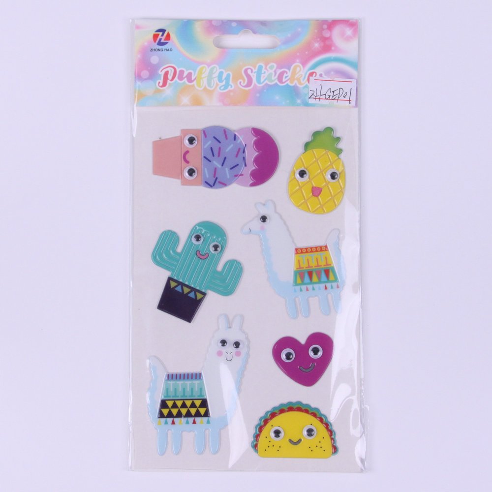 Lovely Cute Stickers for Kids, 3D Wiggle Eyes Puffy Stickers
