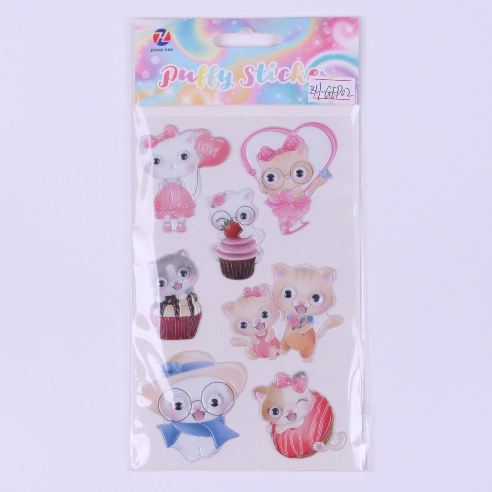 Lovely Cute Stickers for Kids, 3D Wiggle Eyes Puffy Stickers