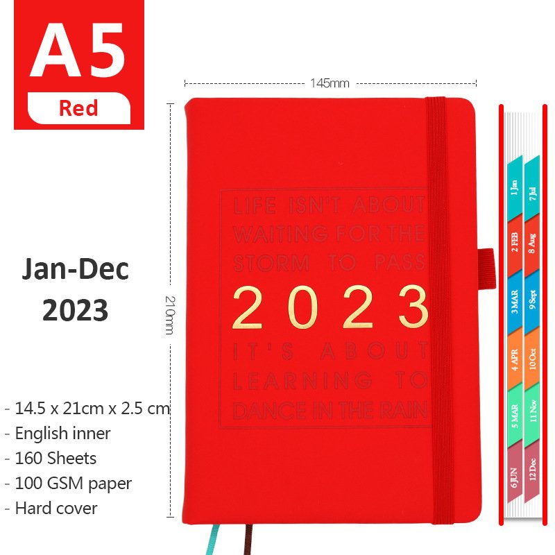 Hot-selling Wholesale Custom Planners Notebooks A5 Notebook 2025 Planner Printing
