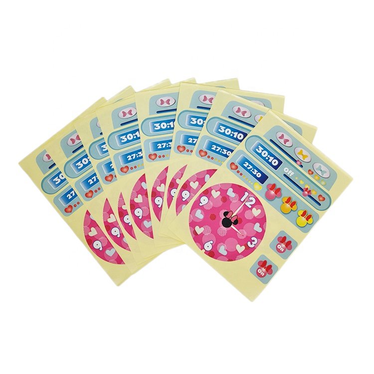 Eco-friendly art paper adhesive oval happy planner sticker sheet