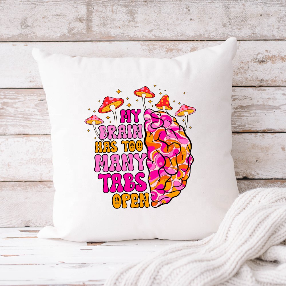 Custom Positive Quotes Full Color DTF Print Transfers Label Mental Health Matters Clear Heat Transfer Stickers For Tshirts