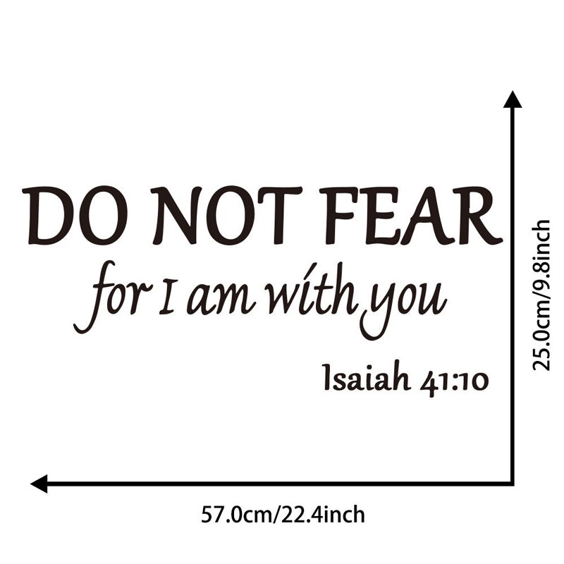 Creative removable new design vinyl christ bible verse wall sticker brick quotes faith paper decals for bedroom decoration