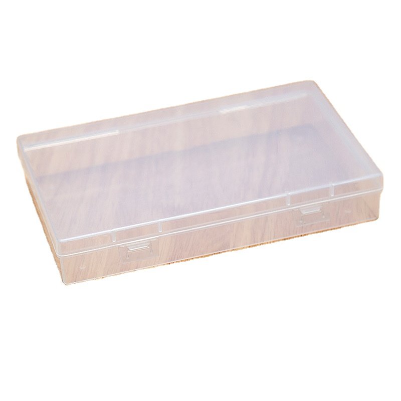 D603 Small square plastic packing empty box with hook parts electronic components storage box