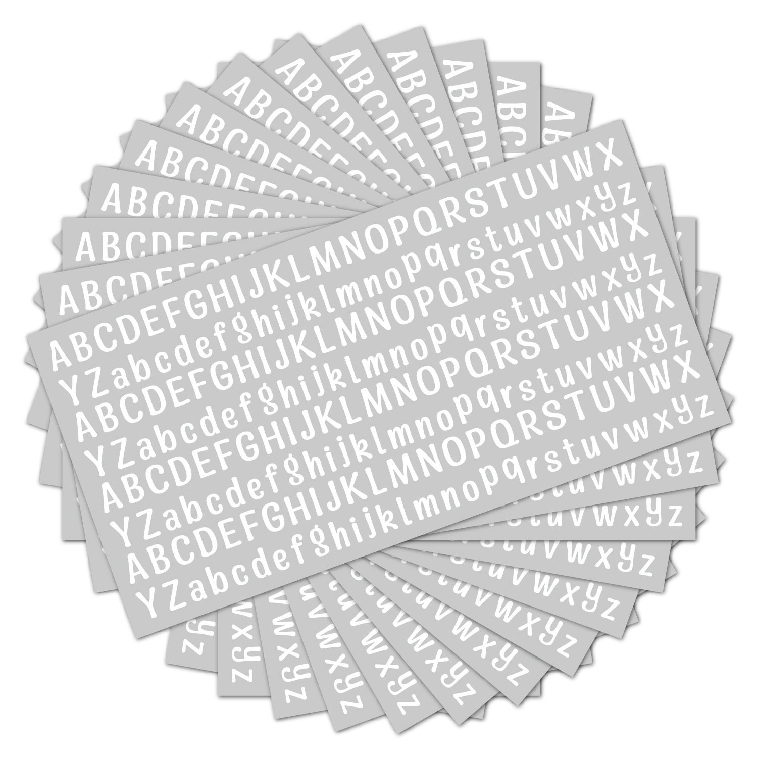 Wholesale mini color letter stickers waterproof adhesive vinyl alphabet letter stickers for Scrapbooking Mailbox