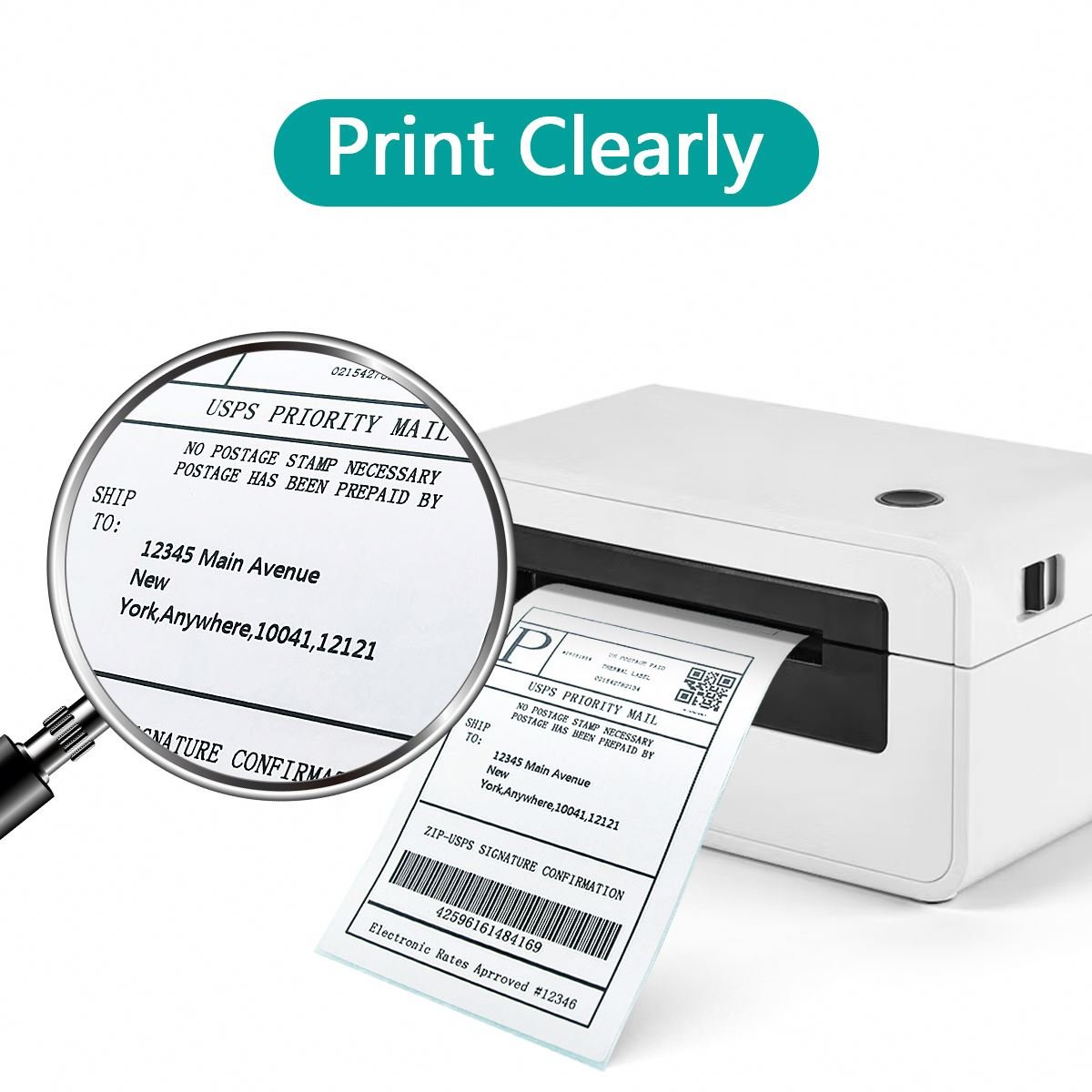 Blank Direct 100x150 Thermal Barcode Label Jumbo Roll Sticker Paper Export