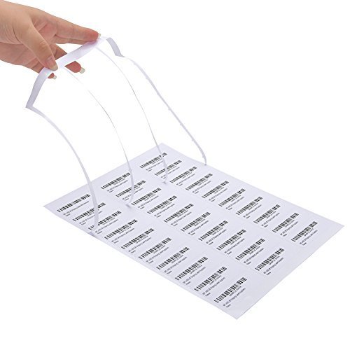 Custom printing self adhesive a4 size paper barcode label sticker