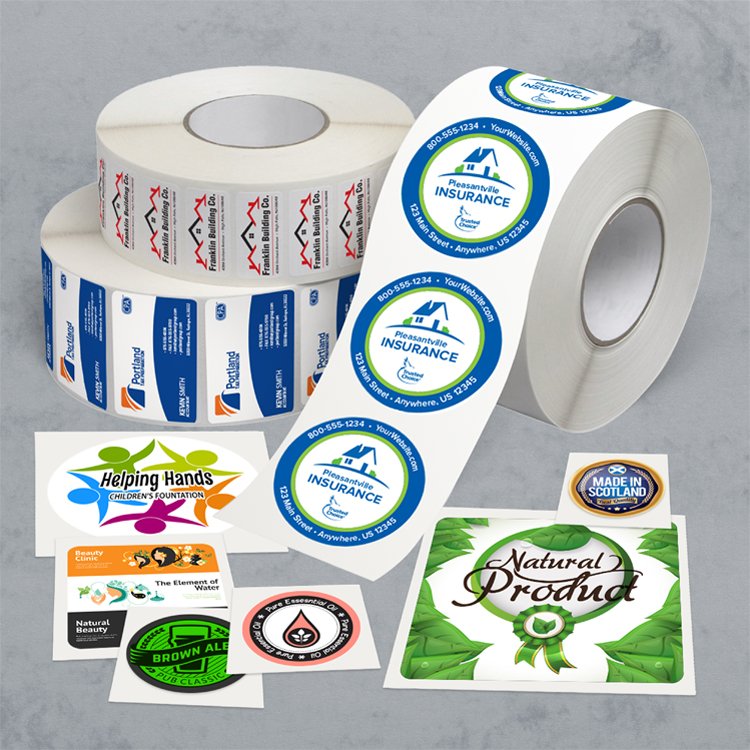 Wholesale Price For Fruits Vegetable Basket Paper Printing Custom Logo Stickers Packaging Labels