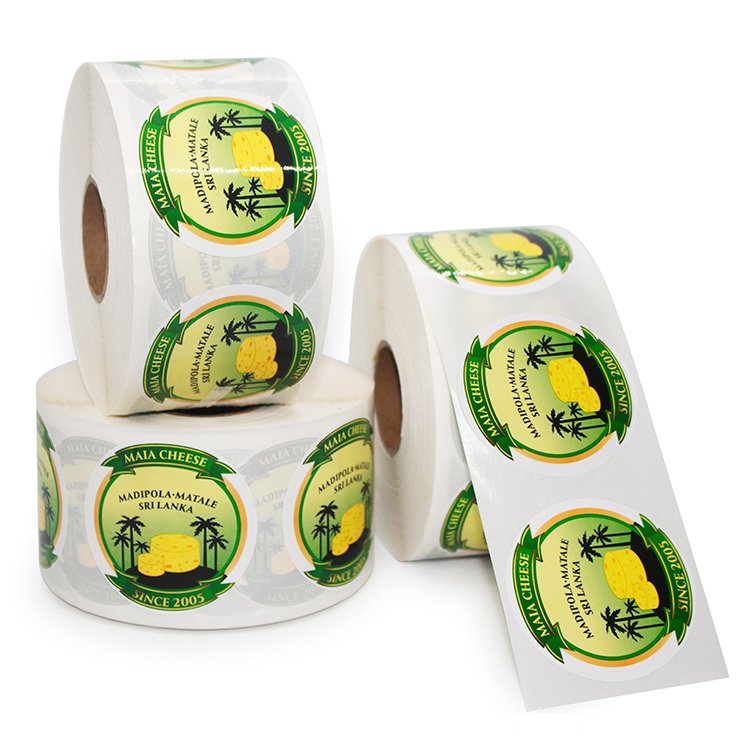 Wholesale Price For Fruits Vegetable Basket Paper Printing Custom Logo Stickers Packaging Labels