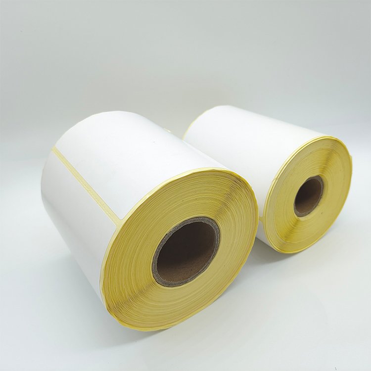 Wholesale Thermal Label Blank Thermal Stickers for Barcode Logistics Shipping Office Label