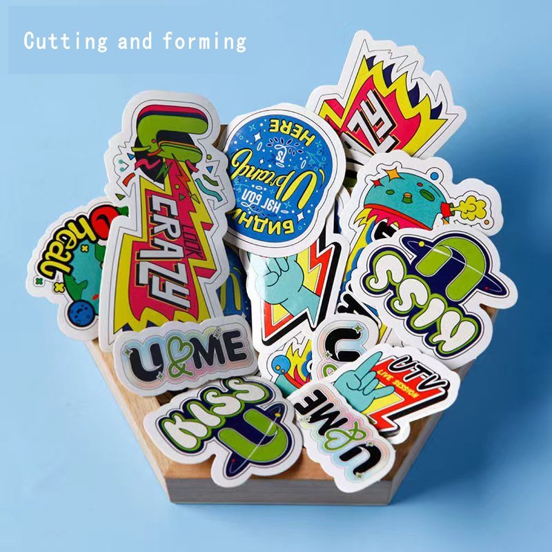Customized stickers, Cartoon Shaped Cutting Film, Waterproof And Scratch Resistant PVC Adhesive, Send Pictures For Customization