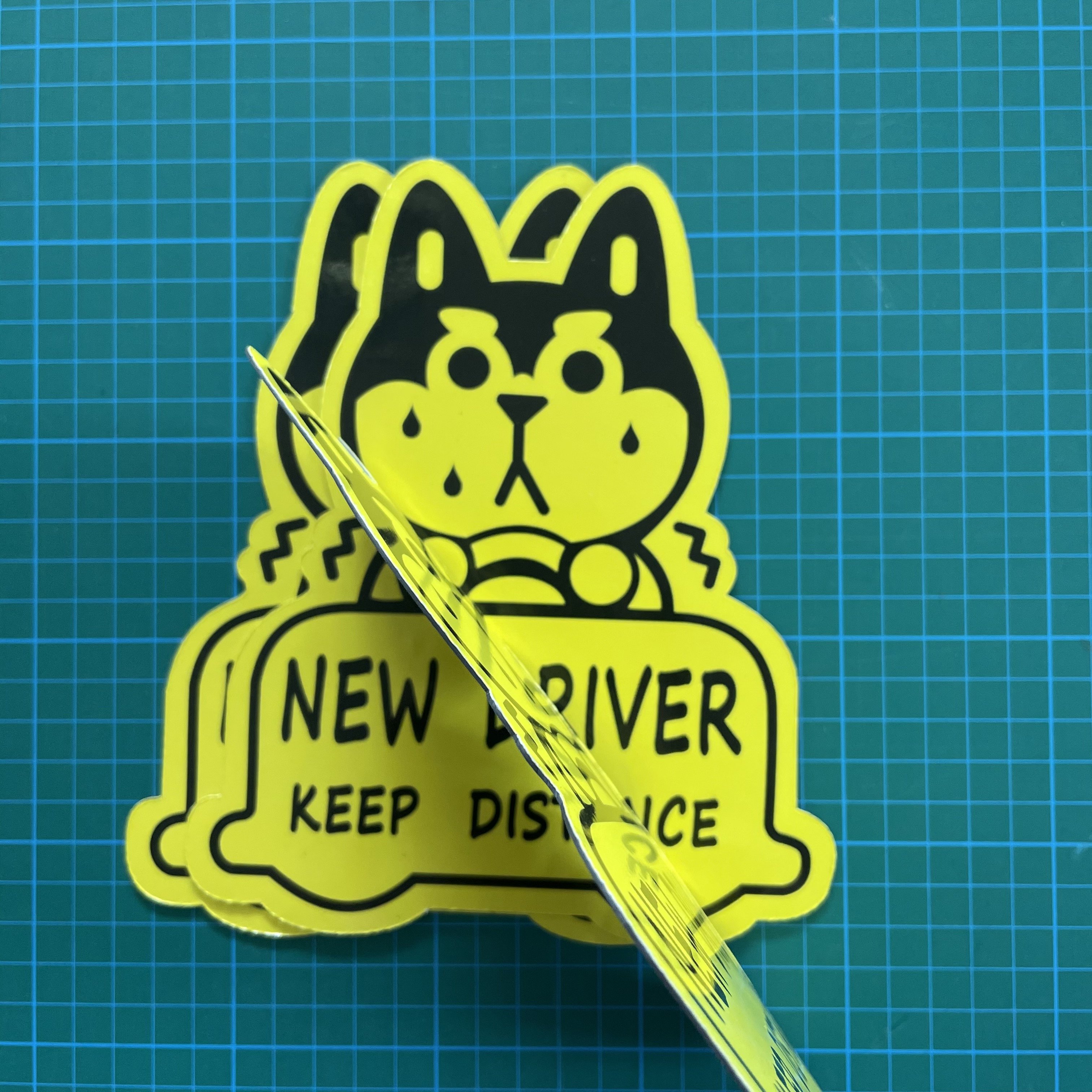 High Reflective Student Driver Magnets Car Safety Signs Magnetic Car Bumper Sticker For New Driver