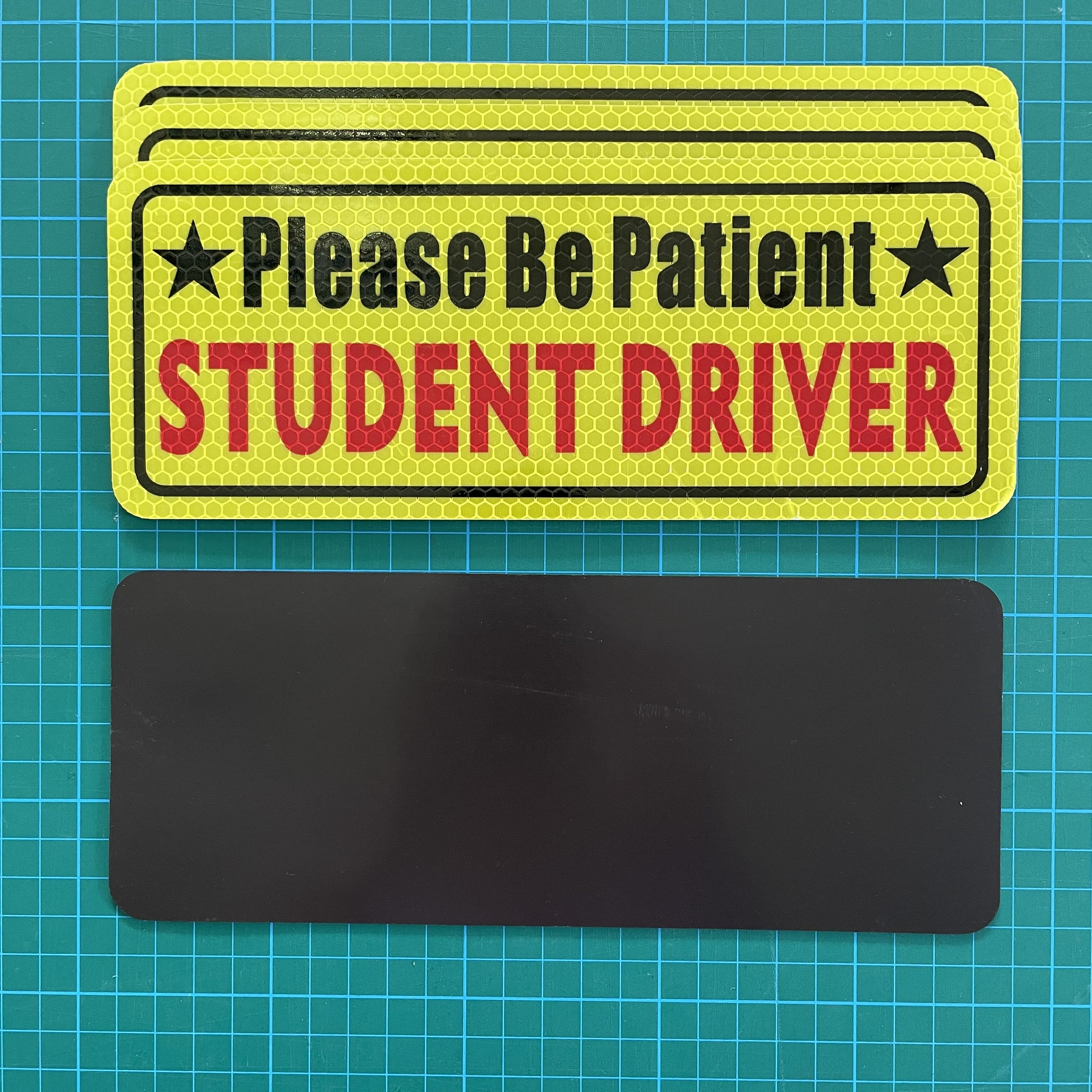 High Reflective Student Driver Magnets Car Safety Signs Magnetic Car Bumper Sticker For New Driver