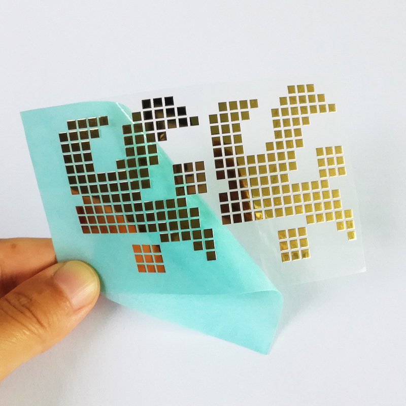 Custom electroplating nickel metal letter embossed logo printing label transfer 3d metal sticker