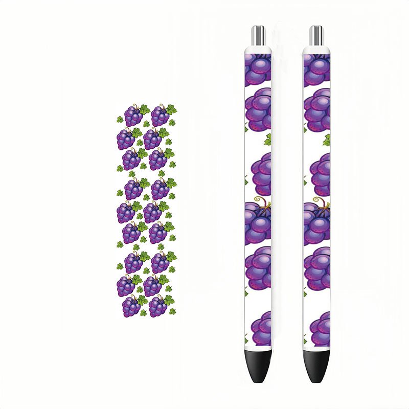 UV DTF pen packaging transfer custom transfer pen stickers uv dtf transfer stickers