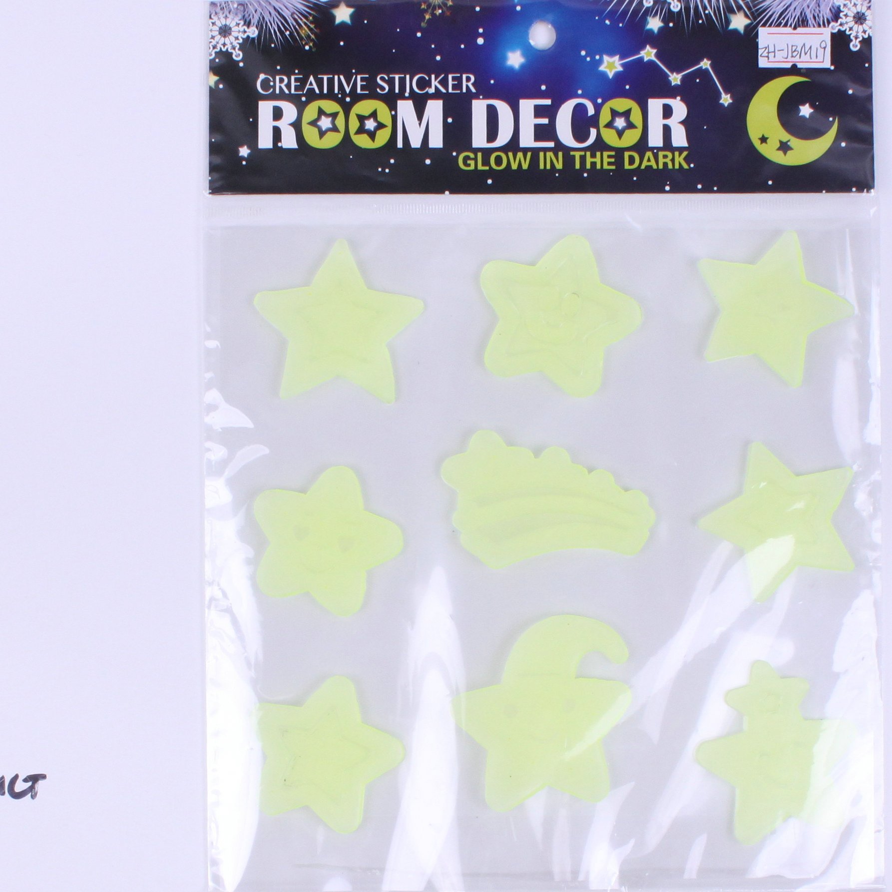 Customized glow in dark Gel Window Clings decorative jelly stickers for glass window refrigerator door