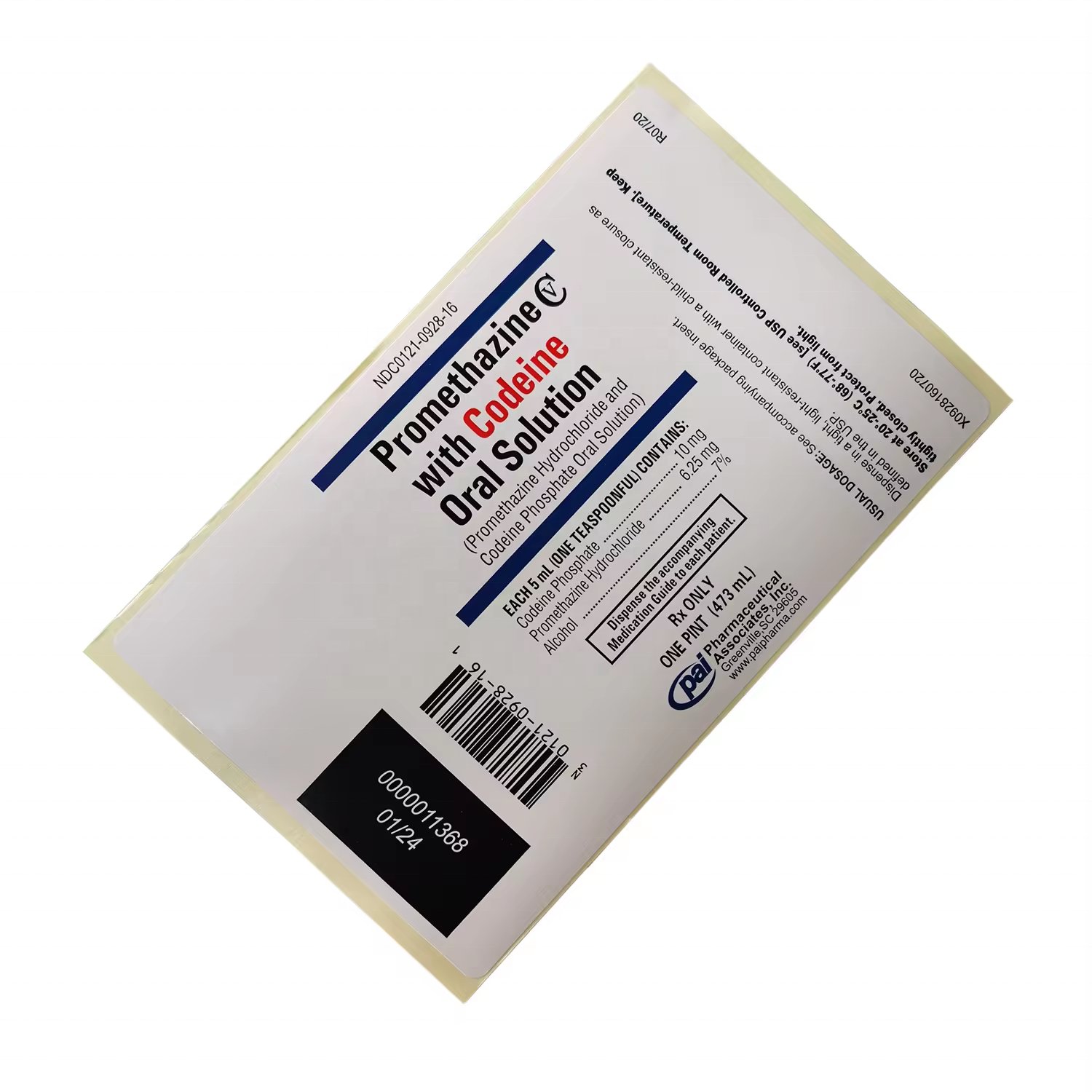 Wockhardt Multi Layer Folding Booklet Cough Syrup Bottle Labels Wockhardt Plain Sticker Labels for Oral Solution Plastic Bottle