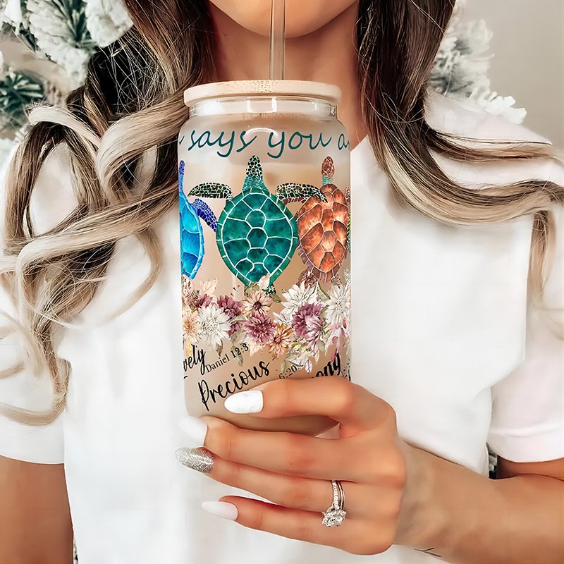 Wholesale Custom UV DTF Cup Wraps Transfer Stickers for 16 oz Glass Libbey Cups Decals for Crafts Vinyl Tumbler DIY Designs
