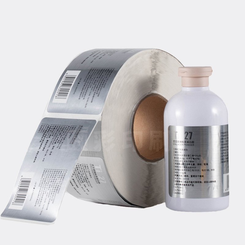 Waterproof Adhesive Juice Bottle Packaging Sticker Labels Drink Logo Sticker Transparent Custom Label Factory Printing CMYK