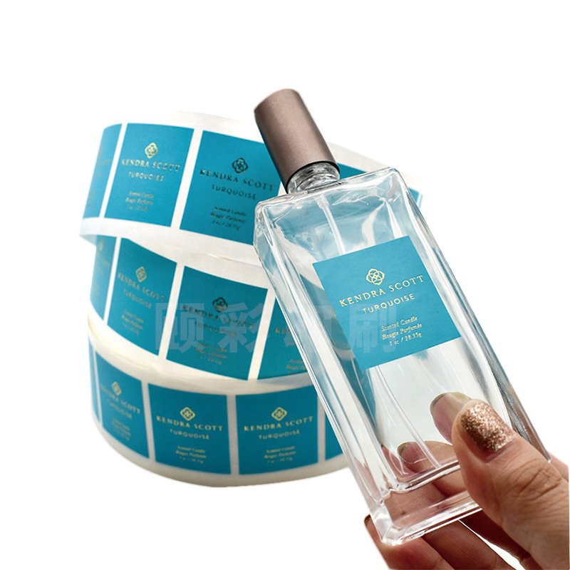 Waterproof Adhesive Juice Bottle Packaging Sticker Labels Drink Logo Sticker Transparent Custom Label Factory Printing CMYK