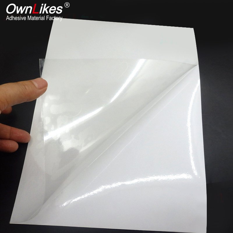 Flexography Clear Inkjet A4 Waterproof Sheet Label Pvc Printable Printable Printing Print A3 For Transparent Vinyl Sticker Paper
