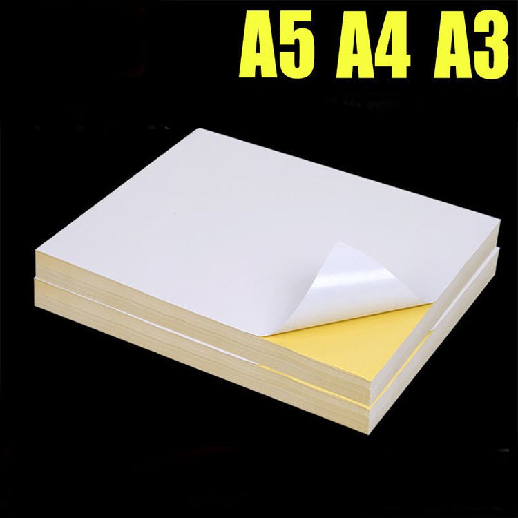 A3 A4 Waterproof Sheet Printable White Laserjet Printabl For Printer Premium Custom Matte Vinyl Sticker Paper