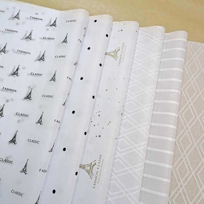 Custom Printing Logo Gift Wrapping Paper Customized Packaging Clothing Tissue Paper