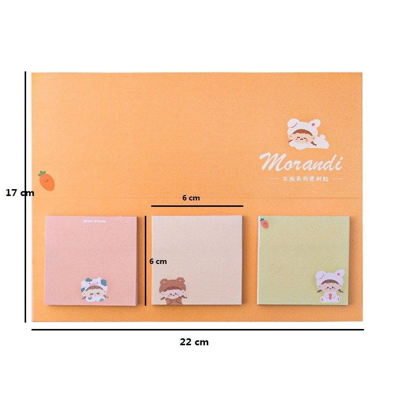 Note Pad Sticky Memo Rainbow Notes Self Adhesive School Stationery Office Tab Bookmark color Office Supply Stationery 6CM