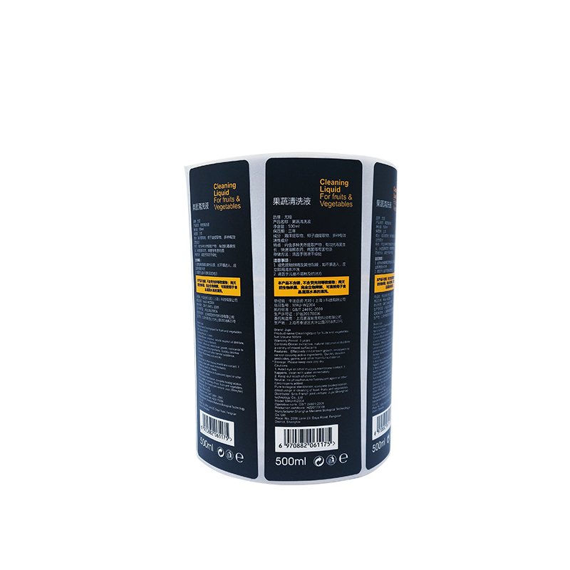 Adhesive Waterproof Sticker custom logo Synthetic Paper Label Printing With Matt Lamination