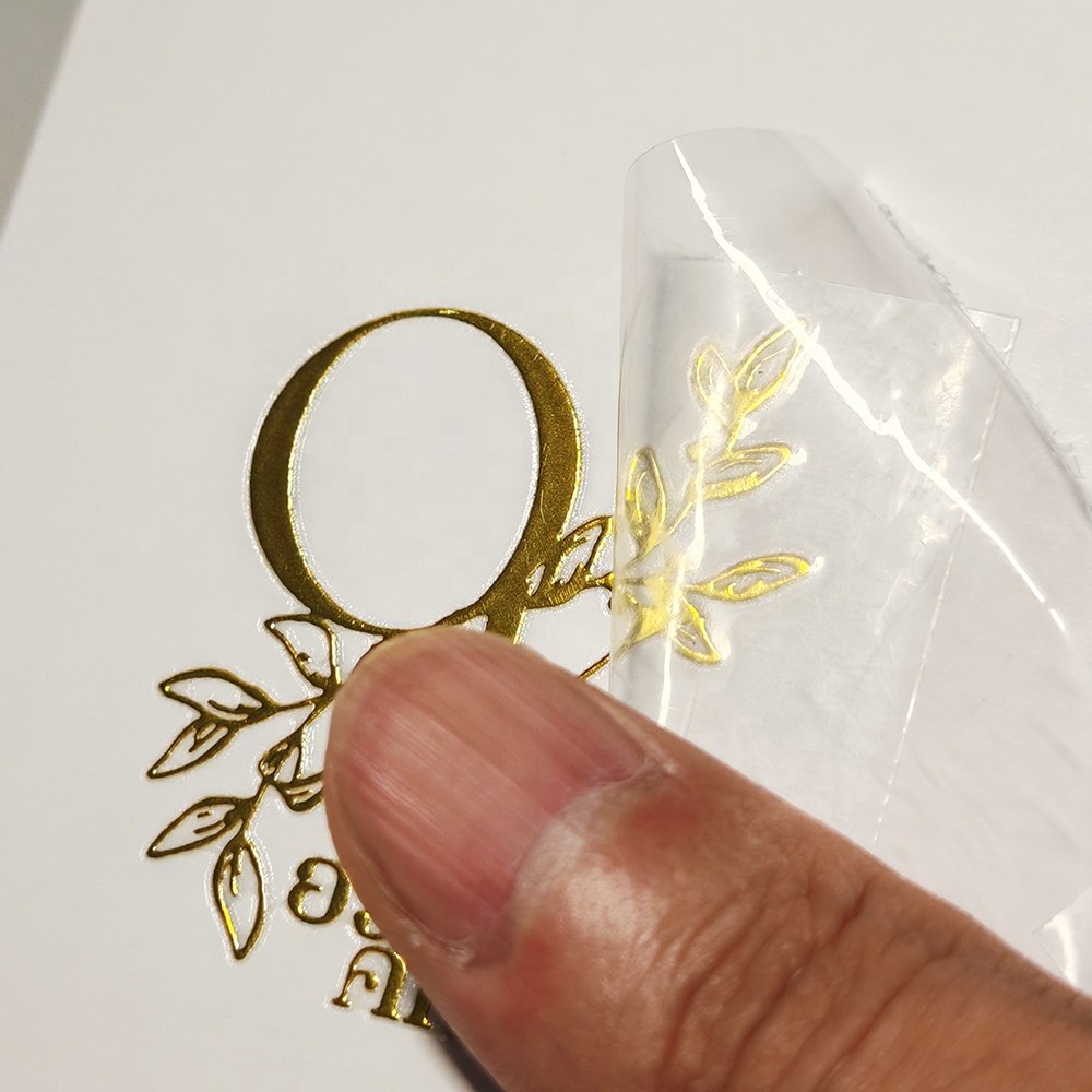 Custom high-quality waterproof metal gradient laser printing UV packaging transfer stickers Self-adhesive Car Window Stickers