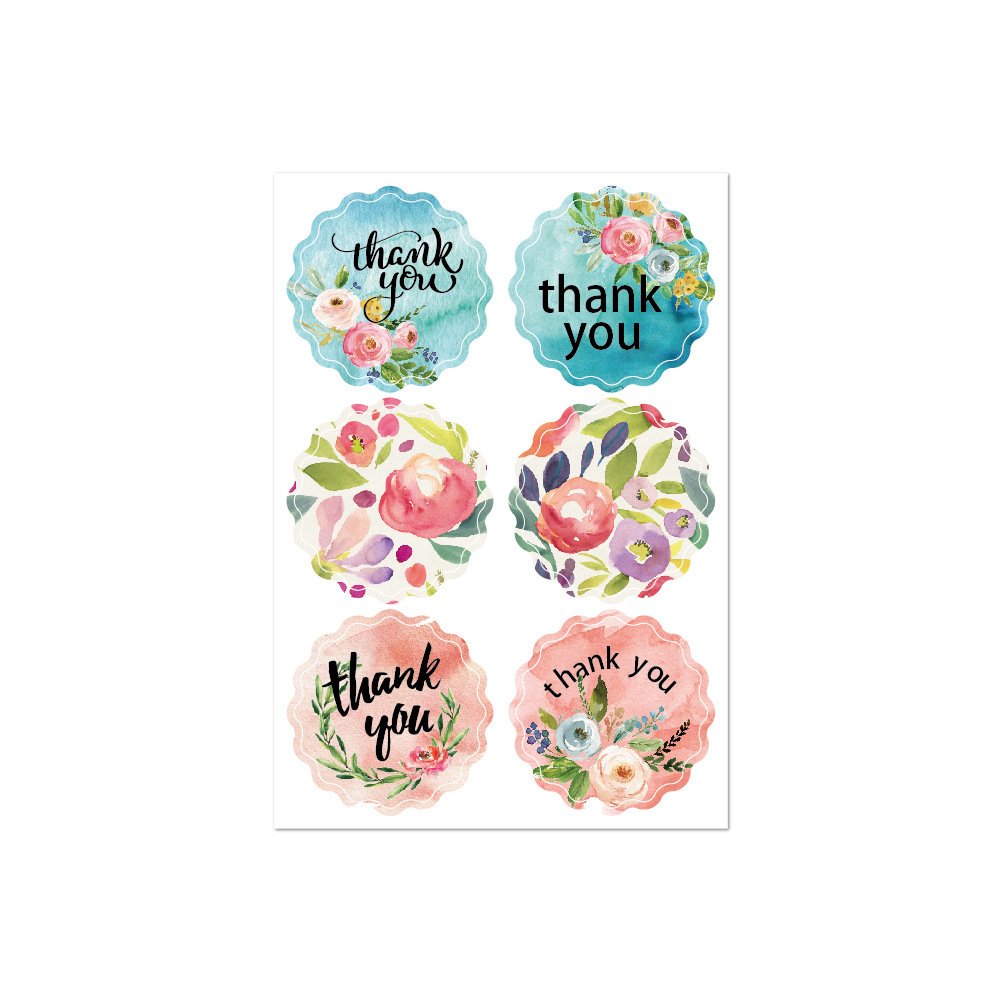 High quality hot sale kraft paper thank you card with envelope