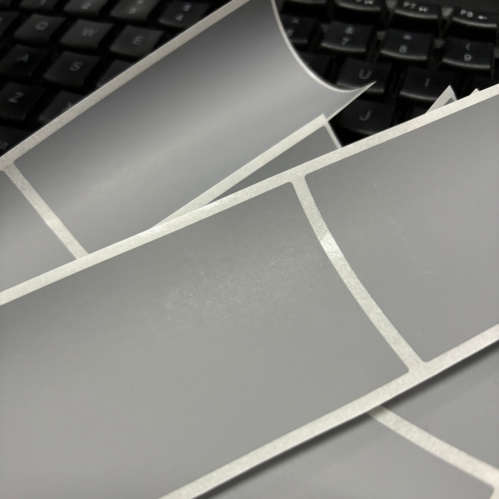 50*80mm Gray Scratch Off Labels Gray Manual Scratch Off Stickers Anti-Counterfeit Sticker