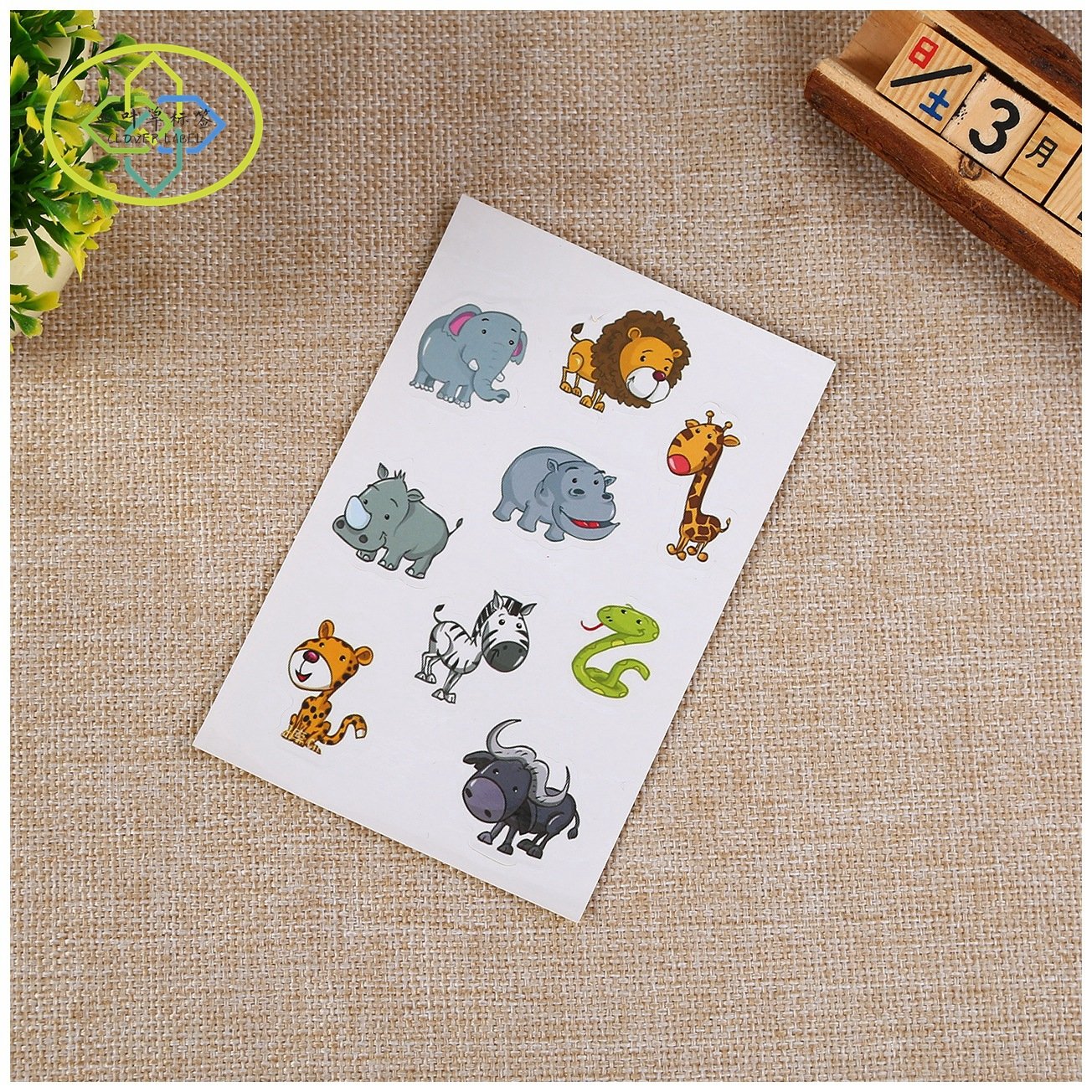 Factory wholesale custom high quality printing PVC vinyl kiss cut stickers