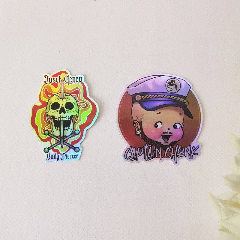 Cartoon Vinyl Sticker Personality Waterproof Die Cut Sticker Cute Anime Vinyl Stickers