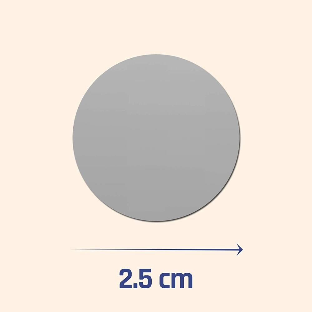 Coin size 1" Silver Circle Scratch Off Self Peel Stickers Labels Scratch Card Stickers Stick DIY Labels Roll