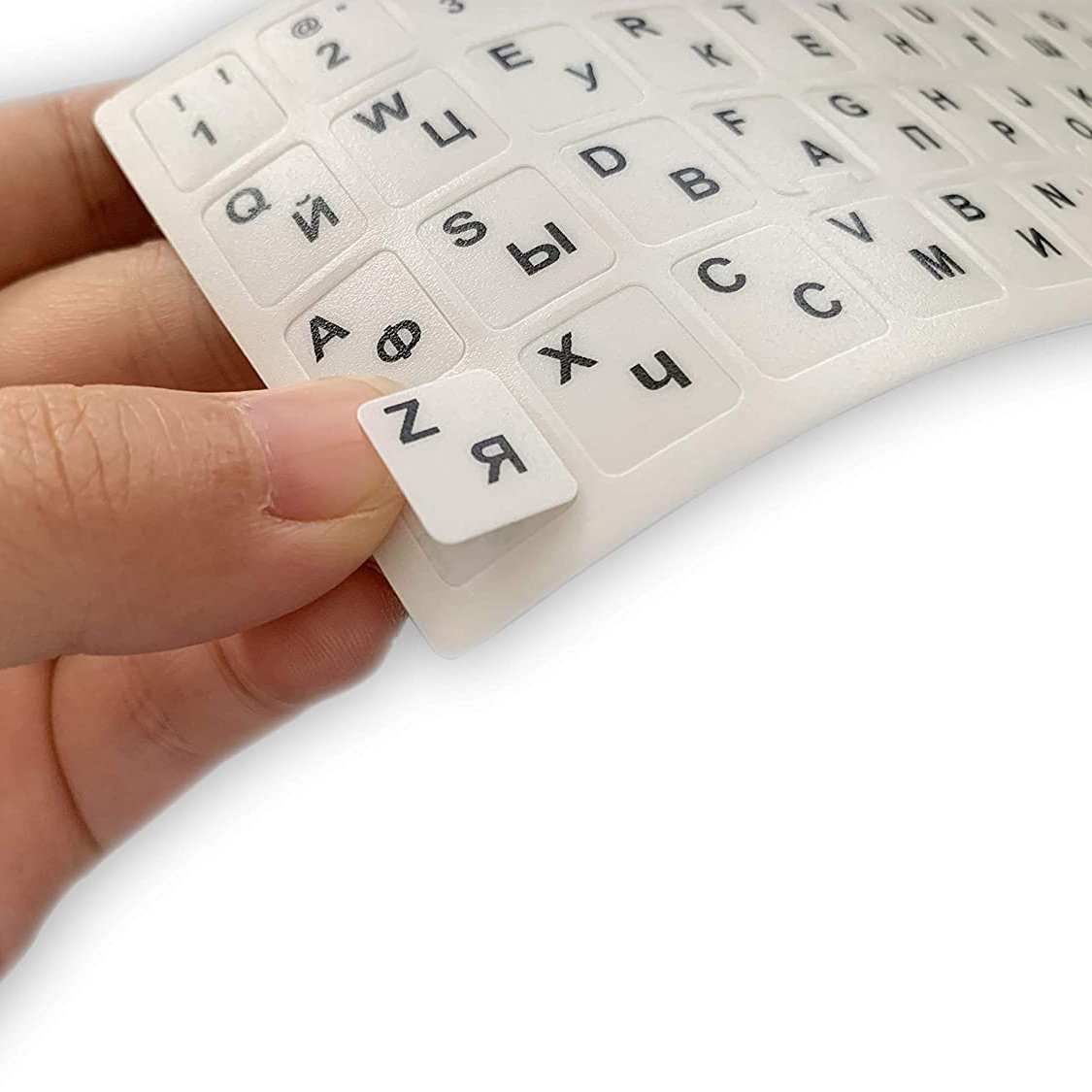 Custom Multilingual Language Desktop Laptop Keyboard Sticker Japanese Korean German French Arabic Keyboard Sticker Russian