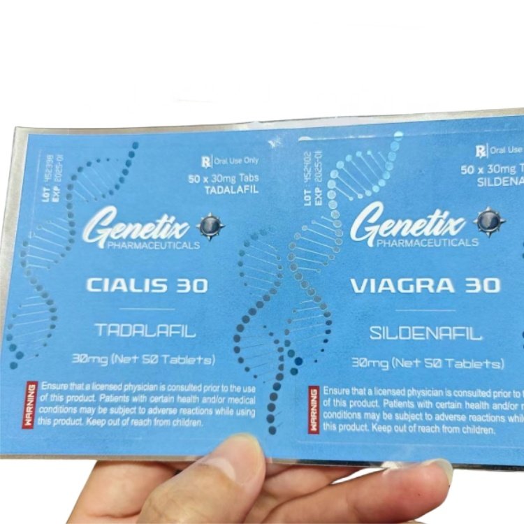 Oral consumption 30ml bottle pharmaceutical label steroide liquid vial packing stickers for ANADRO50