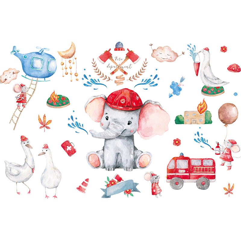 Custom Self-adhesive Removable Printing Decal PVC Vinyl Waterproof Home Decoration Children Wall Sticker for Kids Room Walls