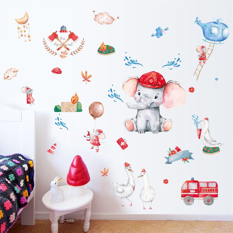 Custom Self-adhesive Removable Printing Decal PVC Vinyl Waterproof Home Decoration Children Wall Sticker for Kids Room Walls