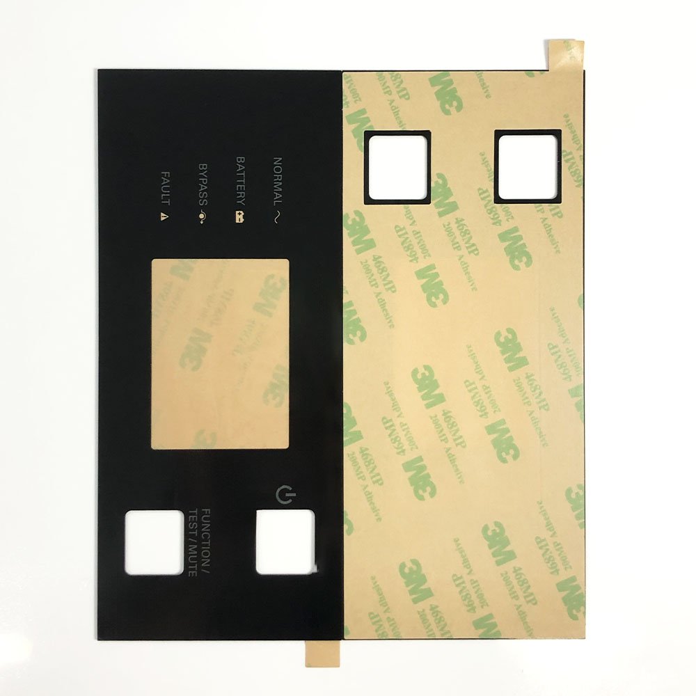 Solid Waterproof Electronics Nameplate Labels Smooth Transparent Silk Screening PC Lenses Stickers