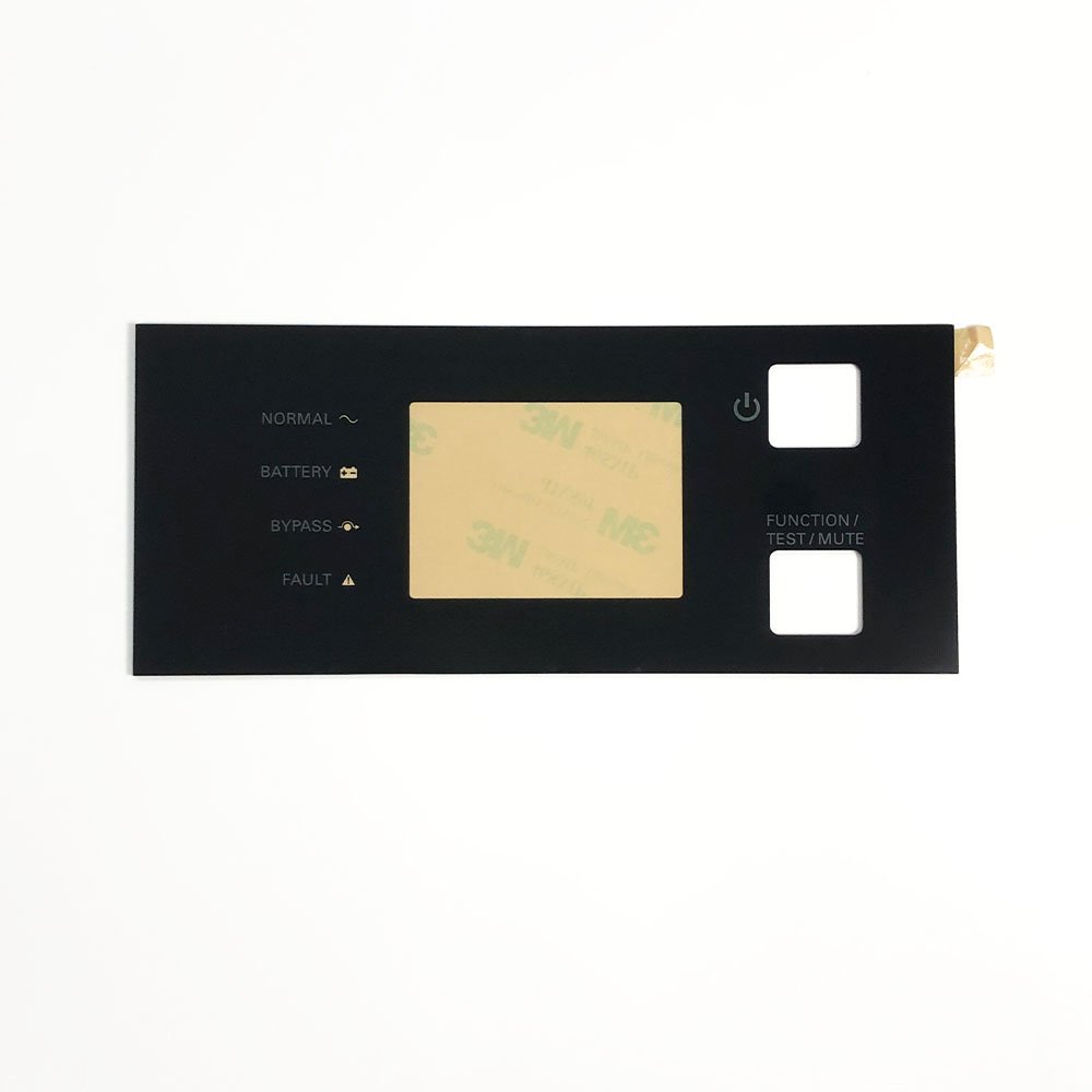 Solid Waterproof Electronics Nameplate Labels Smooth Transparent Silk Screening PC Lenses Stickers