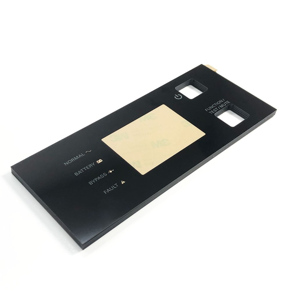 Solid Waterproof Electronics Nameplate Labels Smooth Transparent Silk Screening PC Lenses Stickers