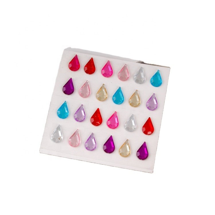 Manufacturer Best Selling Gemstone Stickers Children Crystal Stickers Diamond Rhinestone Stickers