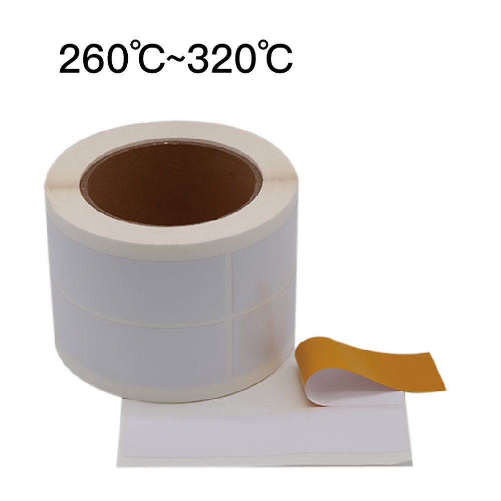High Temperature Barcode Pi Resistance Polyimide Adhesive Labels Sticker Pcb Id QR Code Tracking Sticker Pi Label