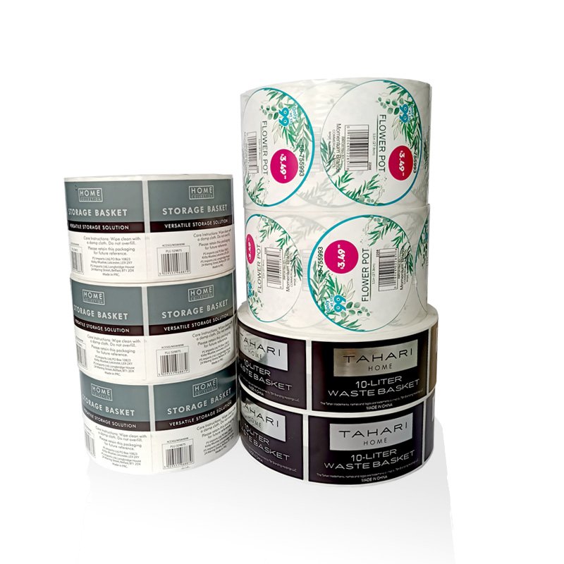 Manufacturer Custom Private Brand Name Printing Logo Adhesive Roll Label Stickers for packaging