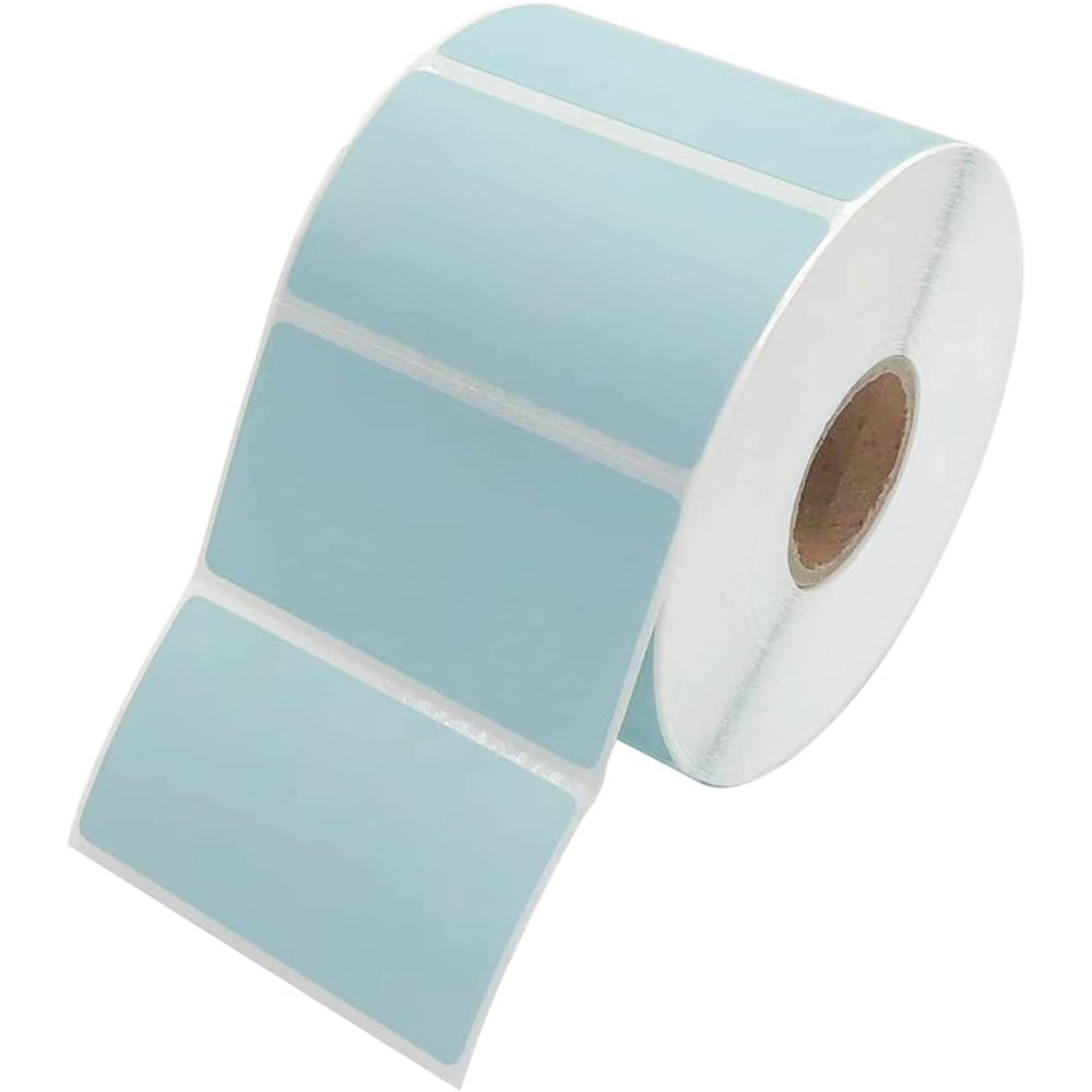 Free Sample Wholesale Colorful Self Adhesive Direct Thermal Paper Label Roll Waterproof OEM Adhesive Sticker Shipping Labels